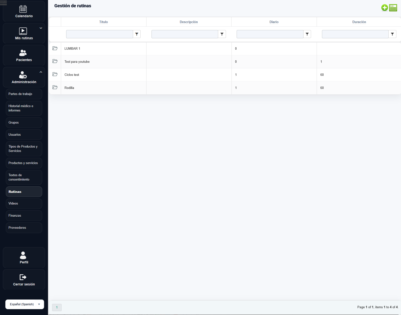 rutinas - fisiotribu